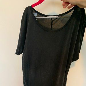 Suede Zara T-shirt - Black